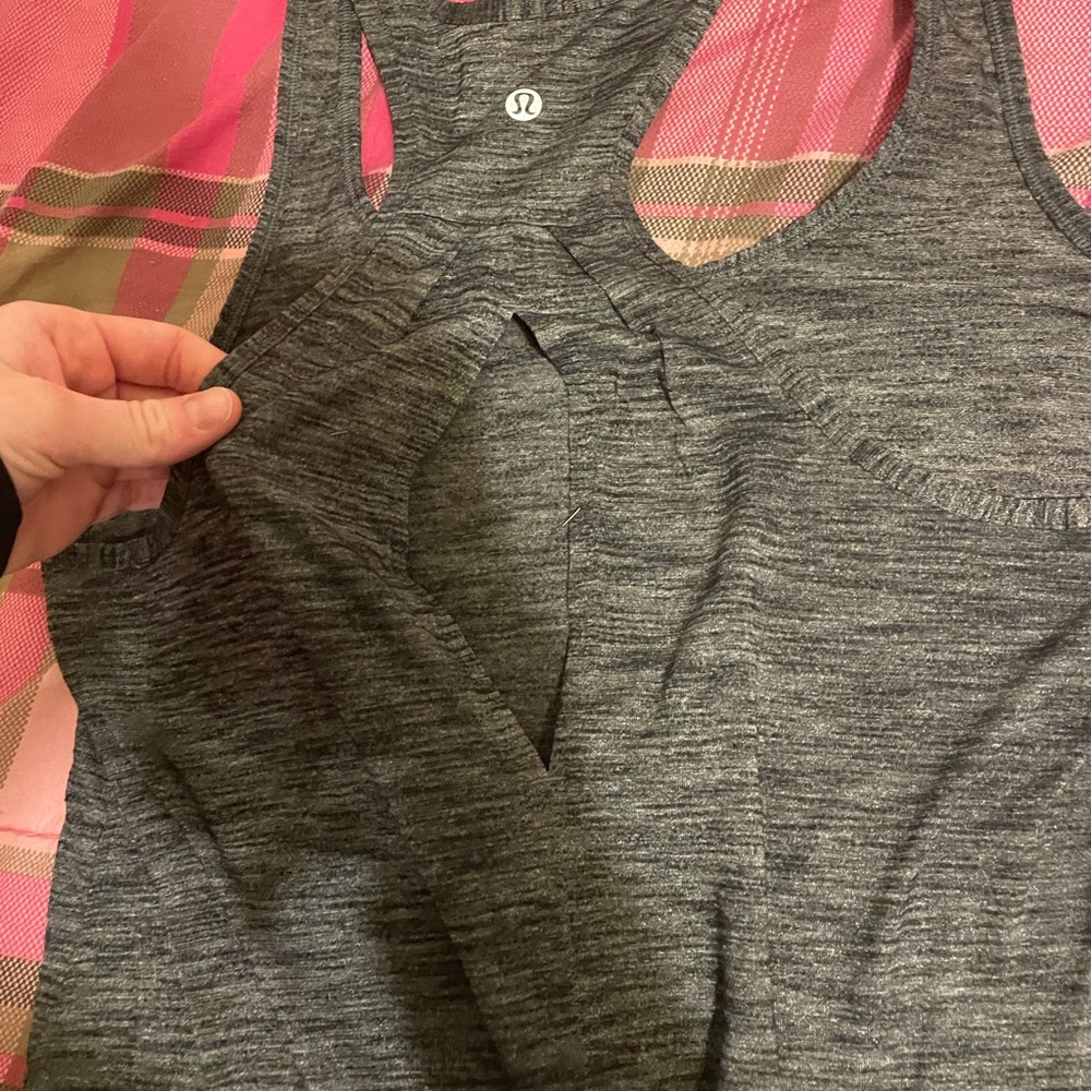 lululemon athletica Charcoal Tank Top